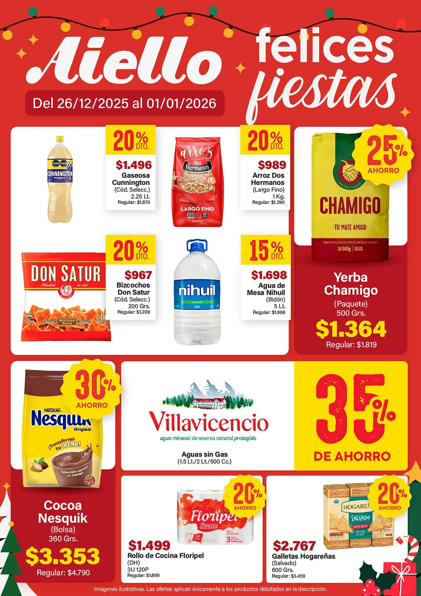 Ofertas de Catálogo Supermercados Aiello 27 de diciembre al 1 de enero 2026 - Página 1 del catálogo