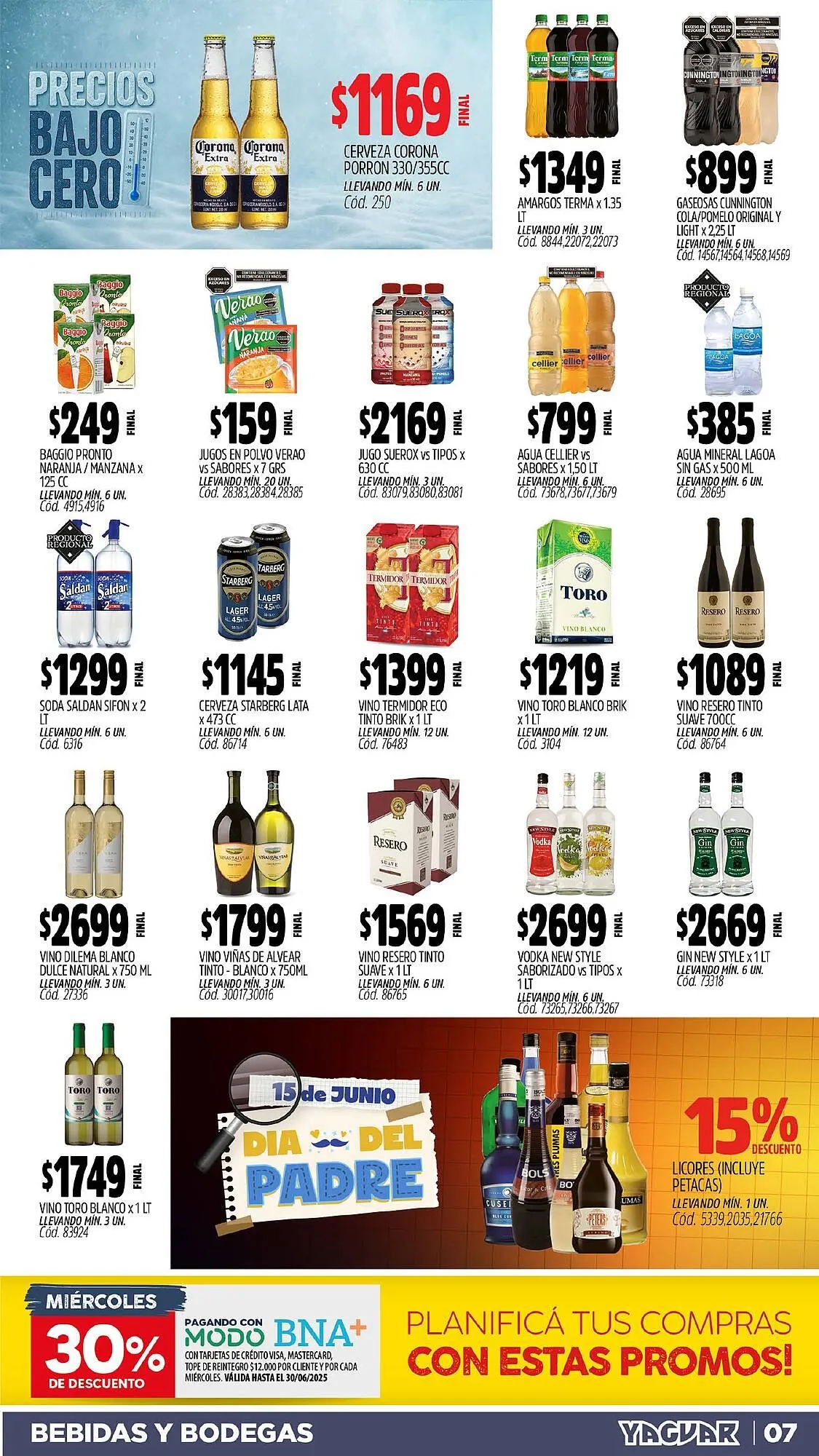 Ofertas de Catálogo Supermercados Yaguar 9 de junio al 16 de junio 2025 - Página 8 del catálogo