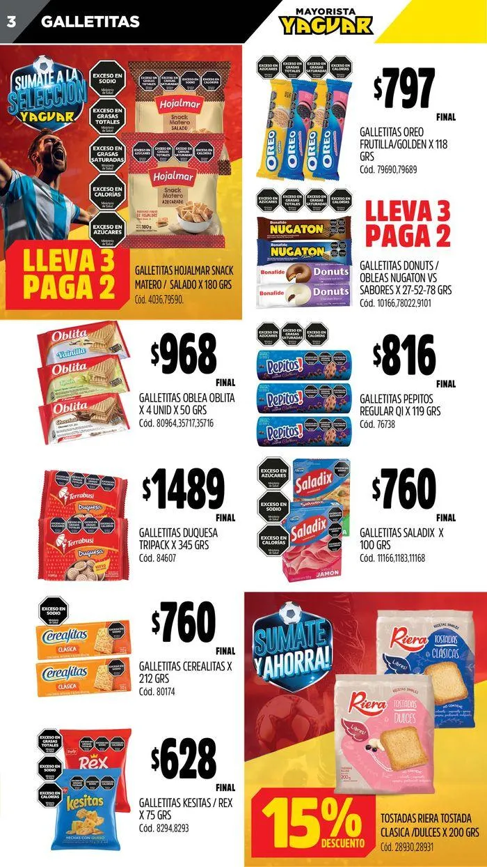 Ofertas de Ofertas Supermercados Yaguar Trelew 1 de julio al 7 de julio 2024 - Página 3 del catálogo