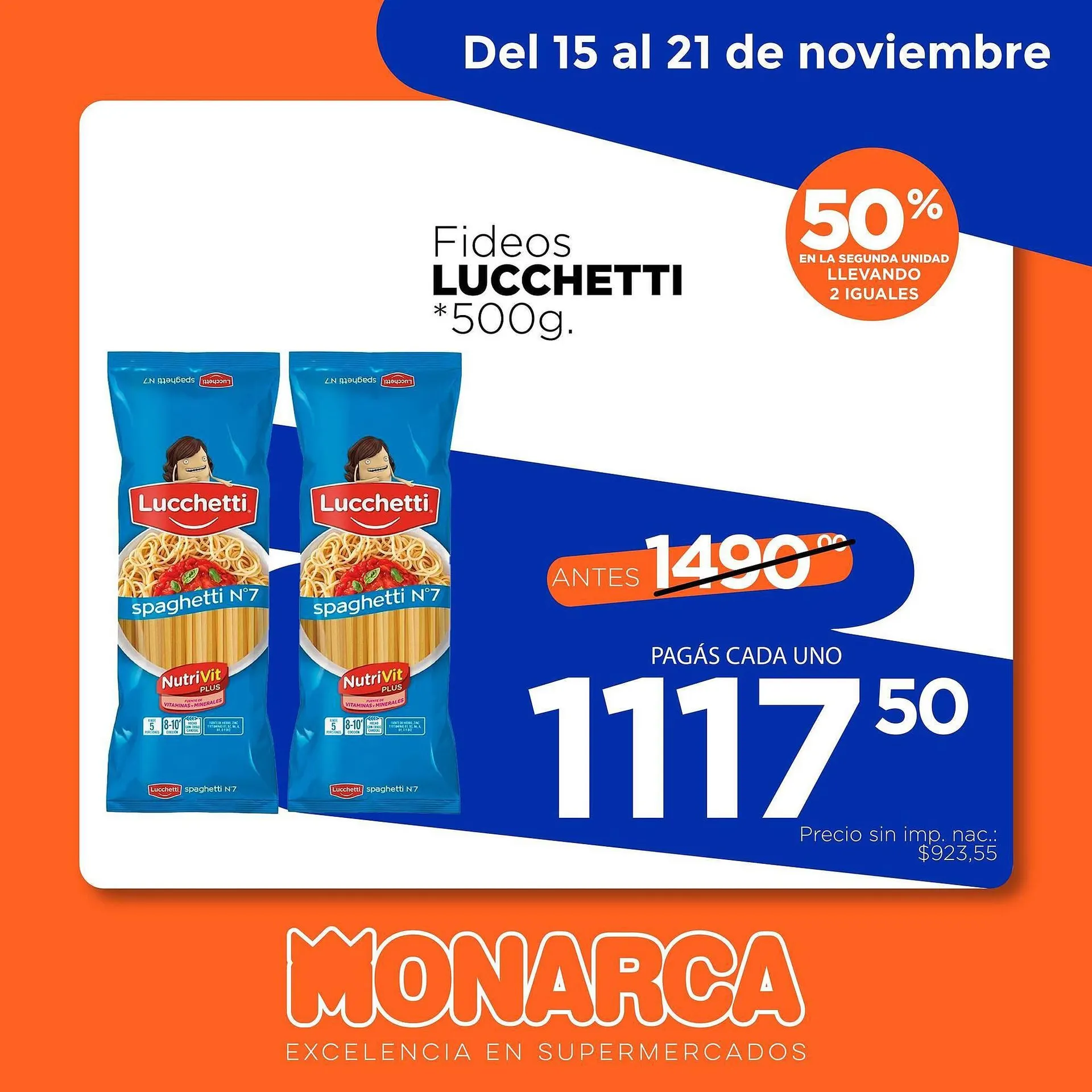 Ofertas de Catálogo Supermercados Monarca 15 de noviembre al 21 de noviembre 2025 - Página 3 del catálogo