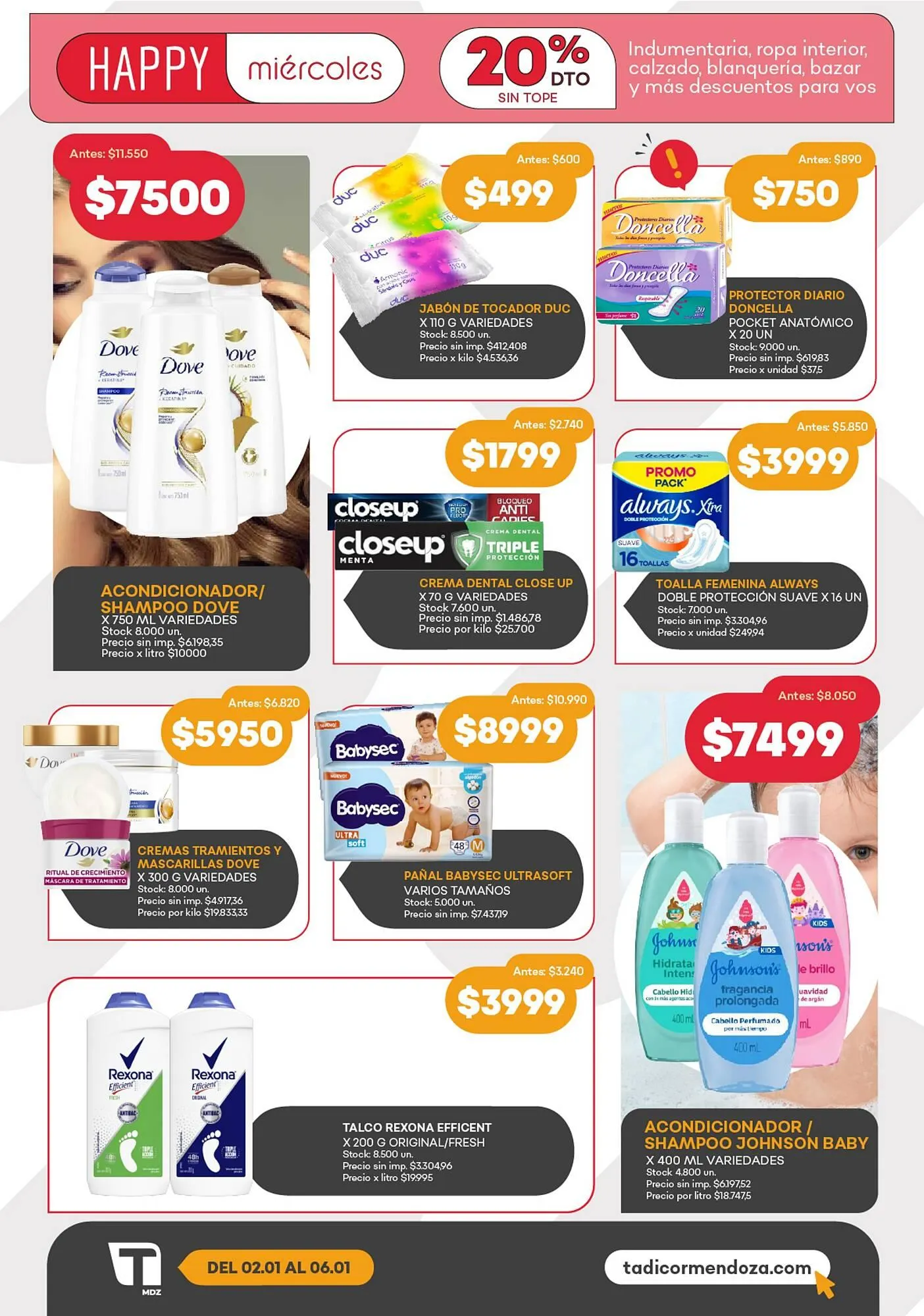 Ofertas de Catálogo Supermercados Tadicor 2 de enero al 6 de enero 2026 - Página 6 del catálogo