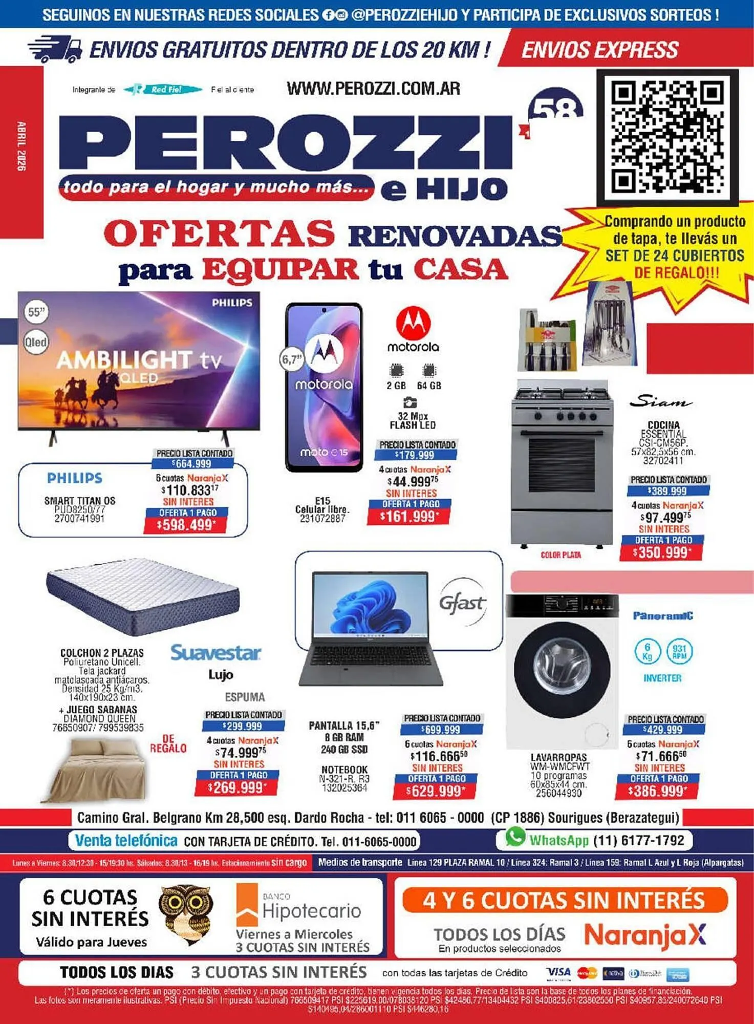 Ofertas de Catálogo Perozzi 9 de abril al 30 de abril 2026 - Página 1 del catálogo