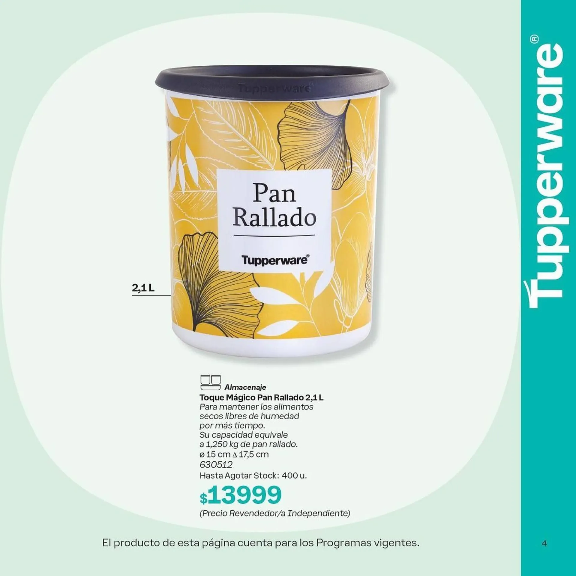 Ofertas de Catálogo Tupperware 19 de marzo al 30 de abril 2025 - Página 4 del catálogo