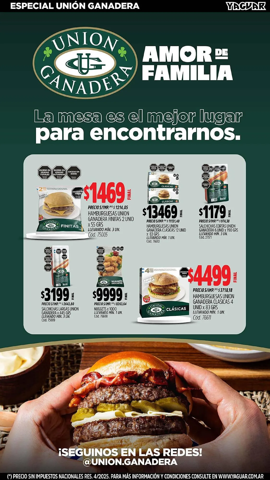 Ofertas de Catálogo Supermercados Yaguar 28 de julio al 4 de agosto 2025 - Página 9 del catálogo
