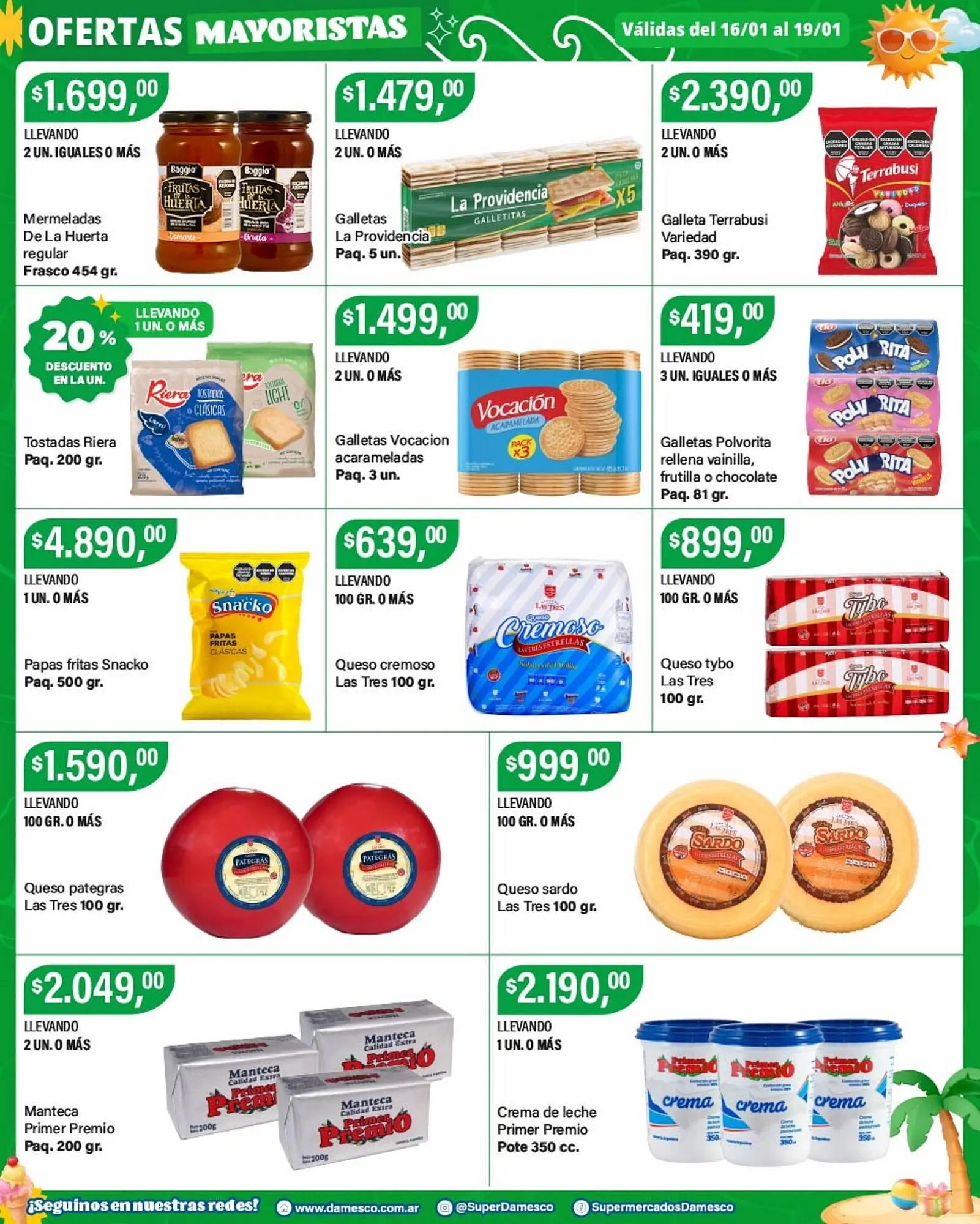 Ofertas de Catálogo Supermercados Damesco 16 de enero al 19 de enero 2026 - Página 5 del catálogo