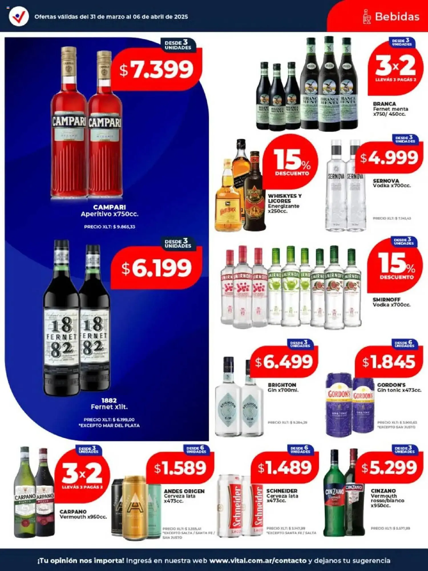 Ofertas de Catálogo Supermayorista Vital 31 de marzo al 6 de abril 2025 - Página 14 del catálogo