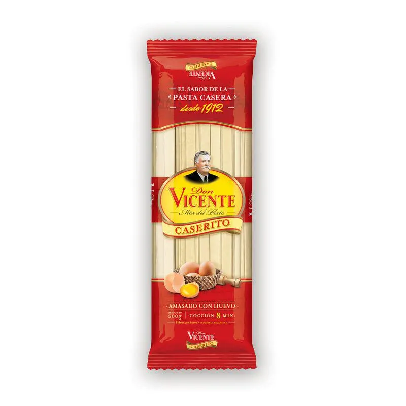 Fideos Caseros Don Vicente 500 Gr