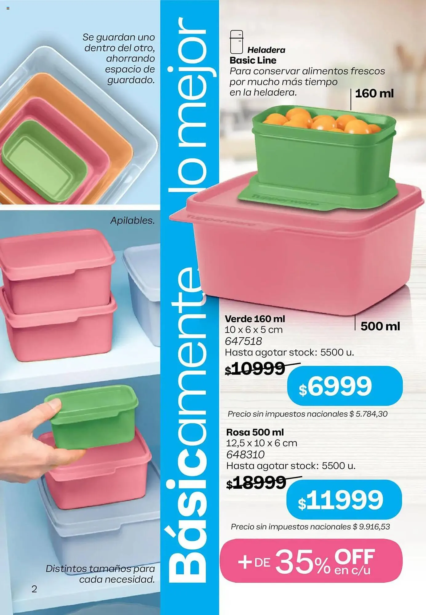 Ofertas de Catálogo Tupperware 23 de julio al 6 de agosto 2025 - Página 3 del catálogo