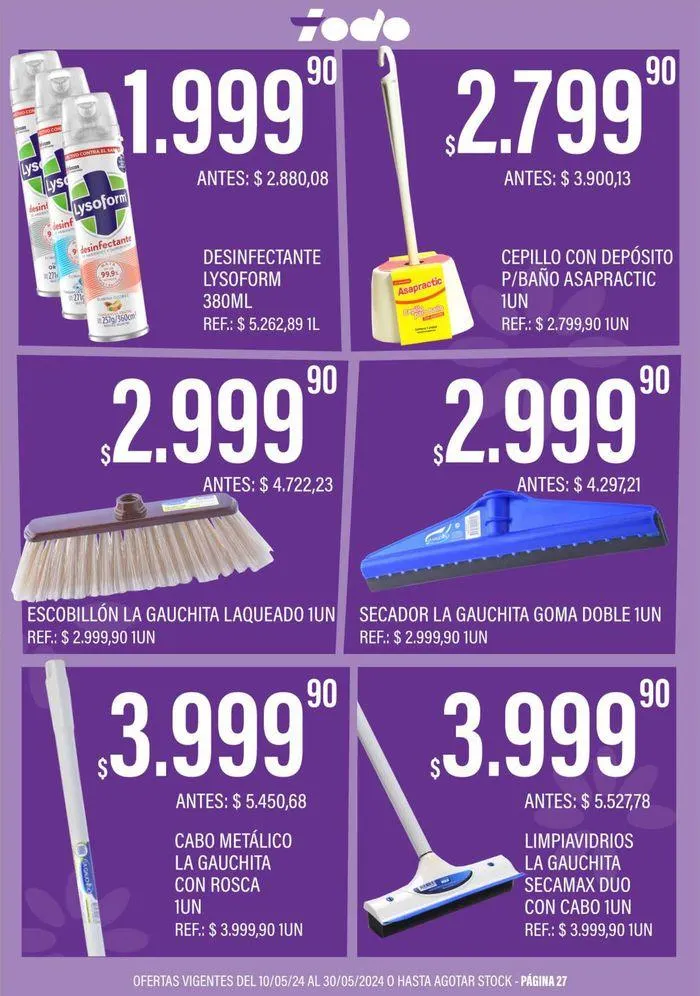 Ofertas de Catálogo Supermercados Todo 10 de mayo al 30 de mayo 2024 - Página 27 del catálogo
