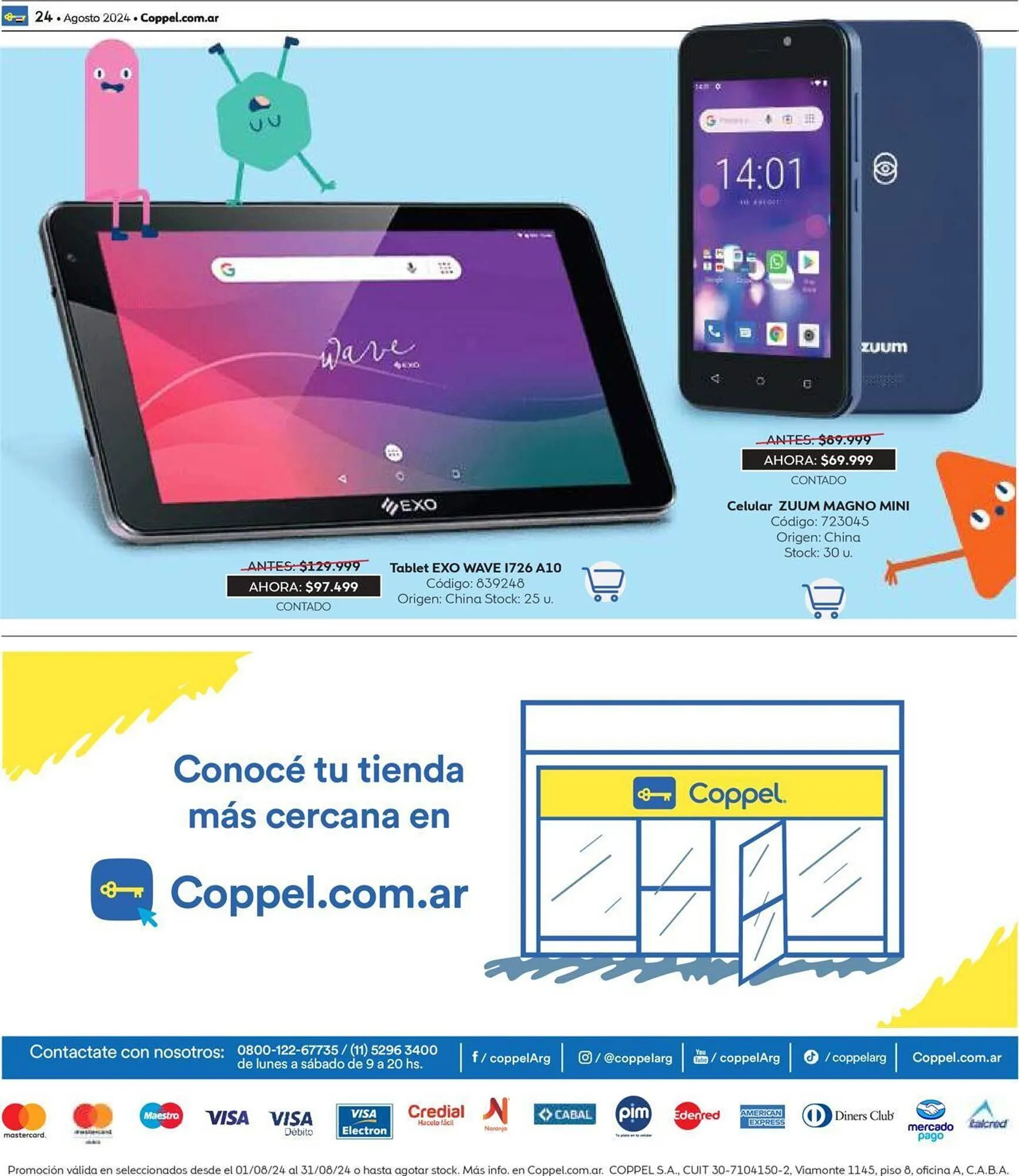 Ofertas de Catálogo Coppel 1 de agosto al 31 de agosto 2024 - Página 24 del catálogo