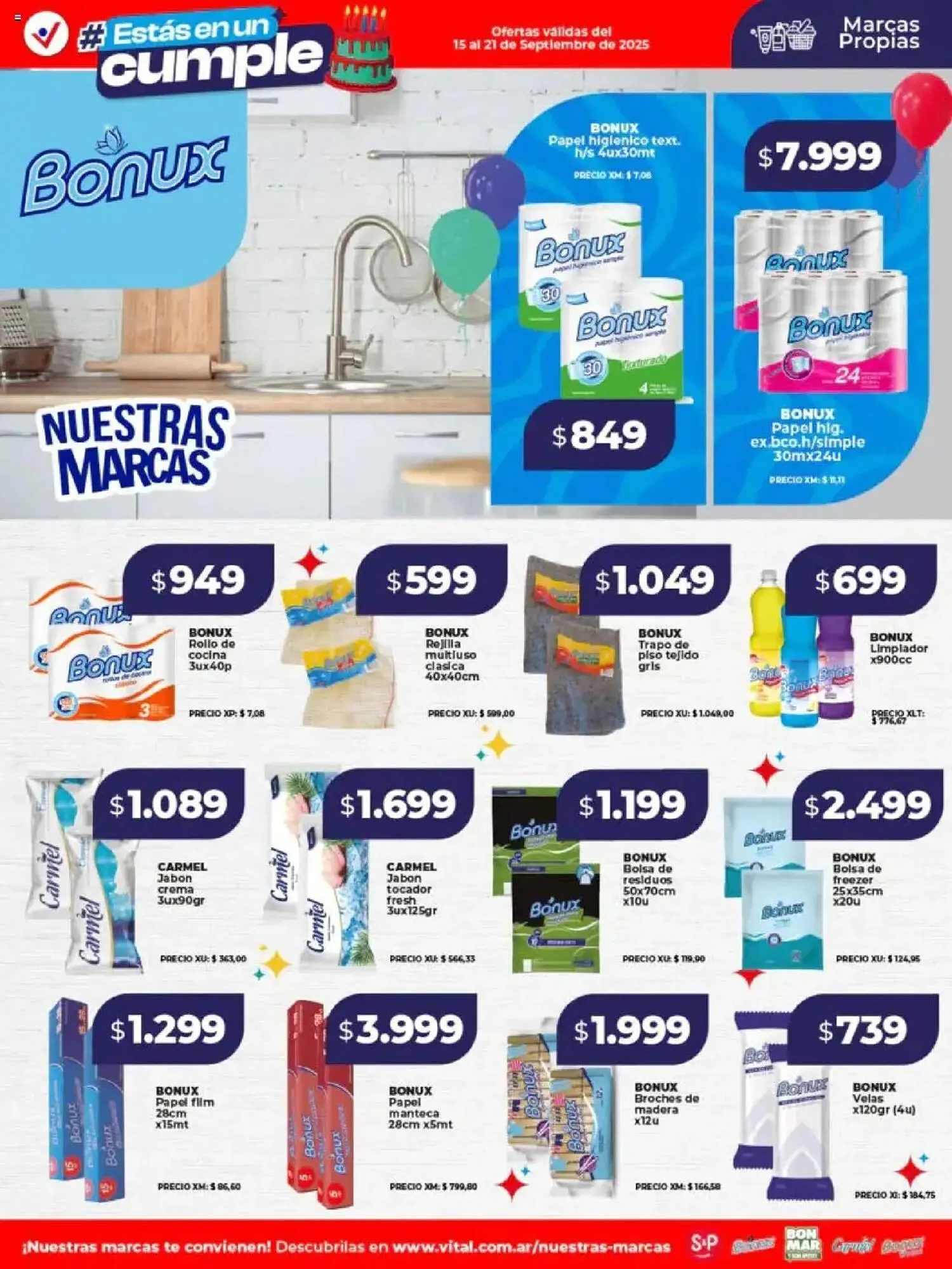 Ofertas de Catálogo Supermayorista Vital 15 de septiembre al 21 de septiembre 2025 - Página 2 del catálogo