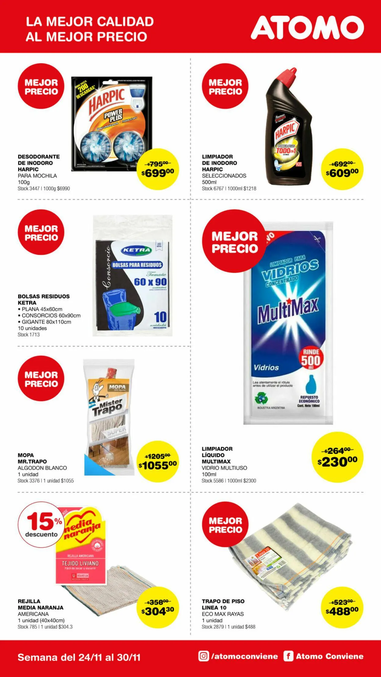 Ofertas de ATOMO Conviene 24 de noviembre al 30 de noviembre 2024 - Página 3 del catálogo