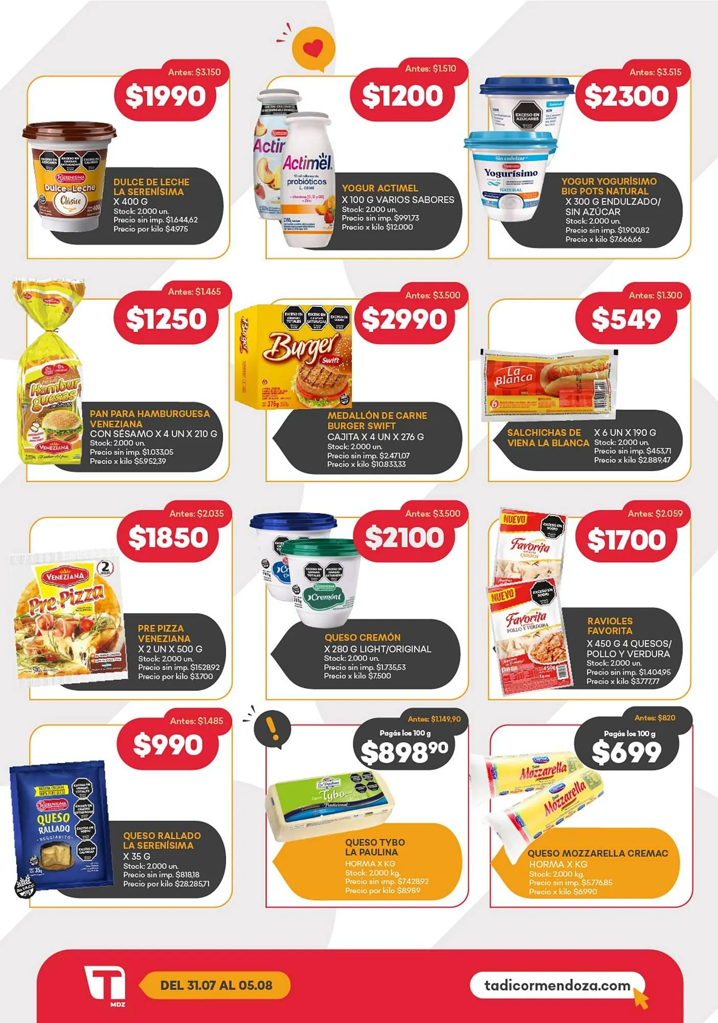 Ofertas de Catálogo Supermercados Tadicor 30 de julio al 7 de agosto 2025 - Página 5 del catálogo