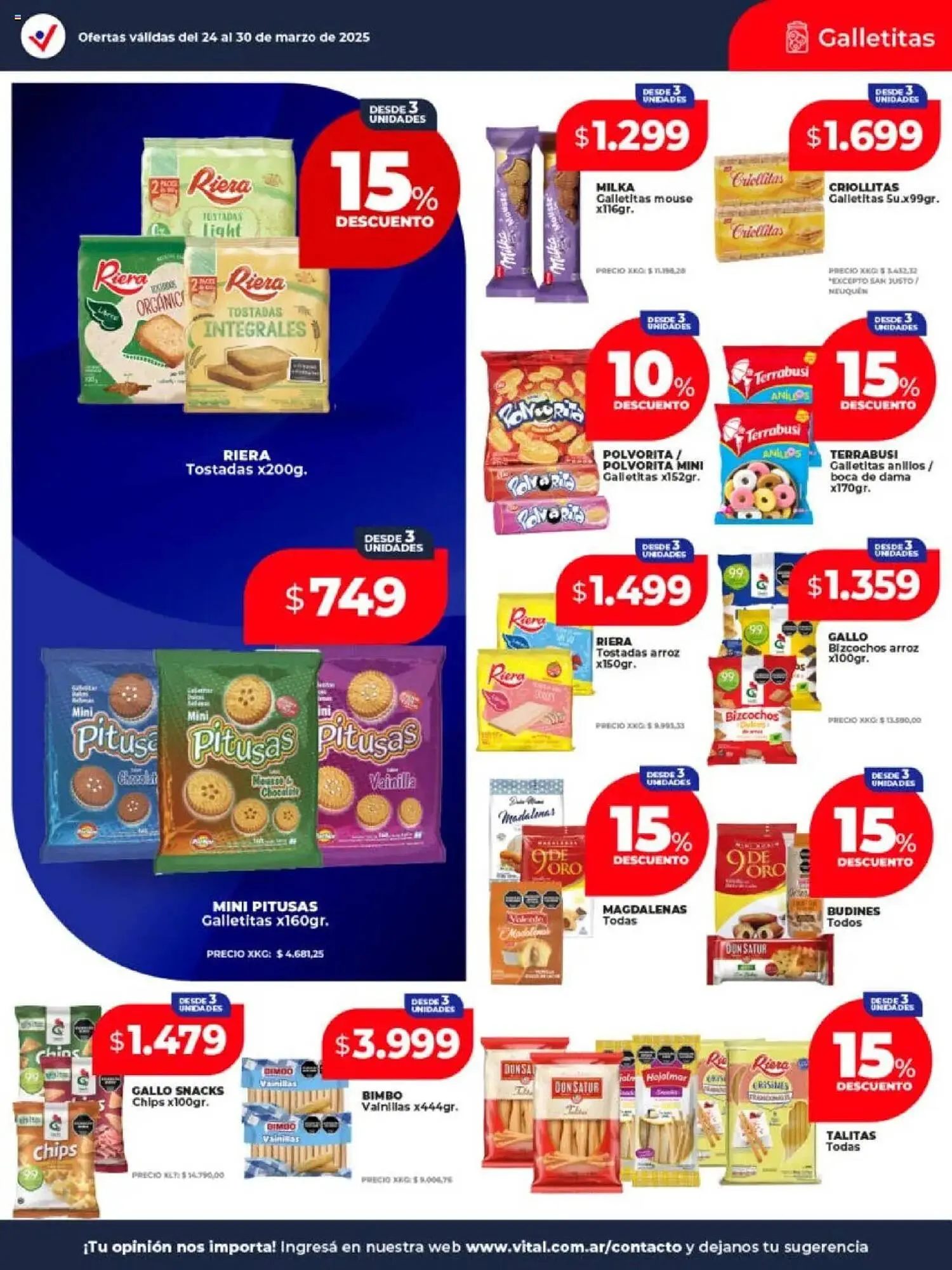 Ofertas de Catálogo Supermayorista Vital 31 de marzo al 6 de abril 2025 - Página 22 del catálogo
