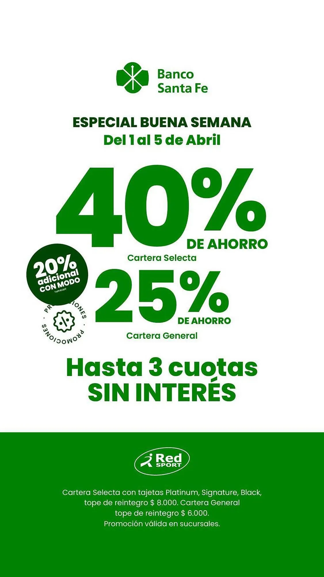 Ofertas de Catálogo Red Sport 4 de abril al 5 de abril 2024 - Página del catálogo