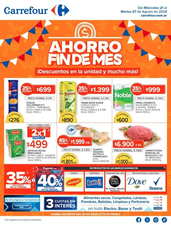 Ofertas de Ofertas y promociones actuales 21 de agosto al 27 de agosto 2024 - Página 1 del catálogo