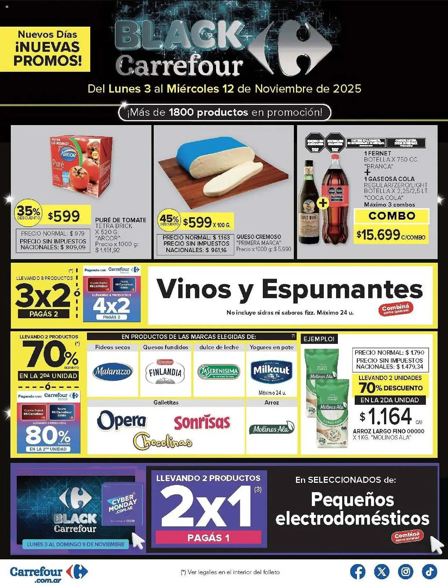 Ofertas de Catálogo Carrefour 3 de noviembre al 12 de noviembre 2025 - Página 1 del catálogo
