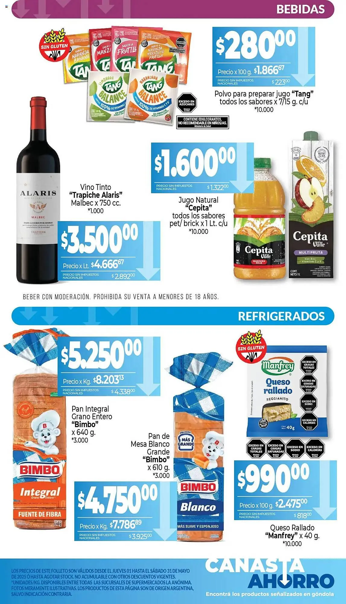 Ofertas de Catálogo La Anonima 1 de mayo al 31 de mayo 2025 - Página 9 del catálogo