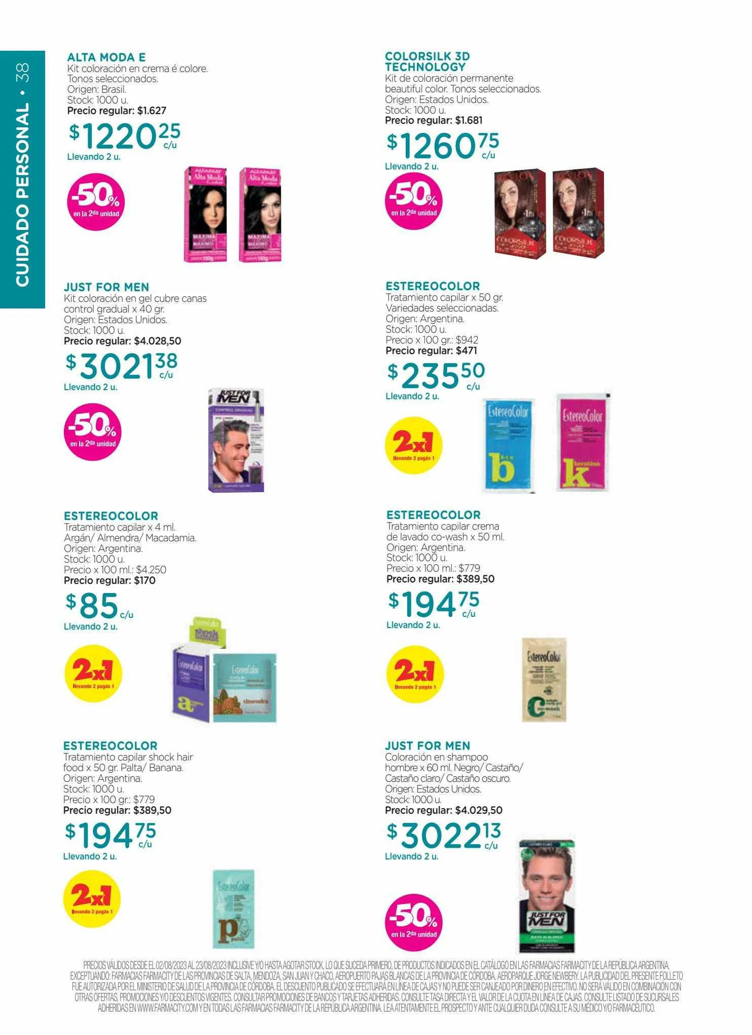 Ofertas de Catálogo Farmacity 1 de junio al 30 de septiembre 2023 - Página 38 del catálogo