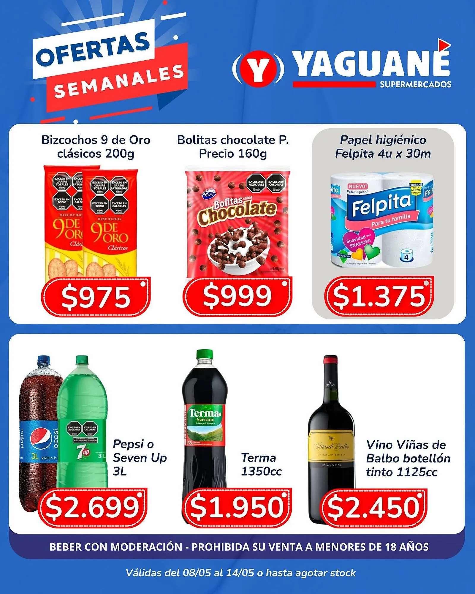 Ofertas de Catálogo Yaguane Supermercados 8 de mayo al 14 de mayo 2026 - Página 3 del catálogo