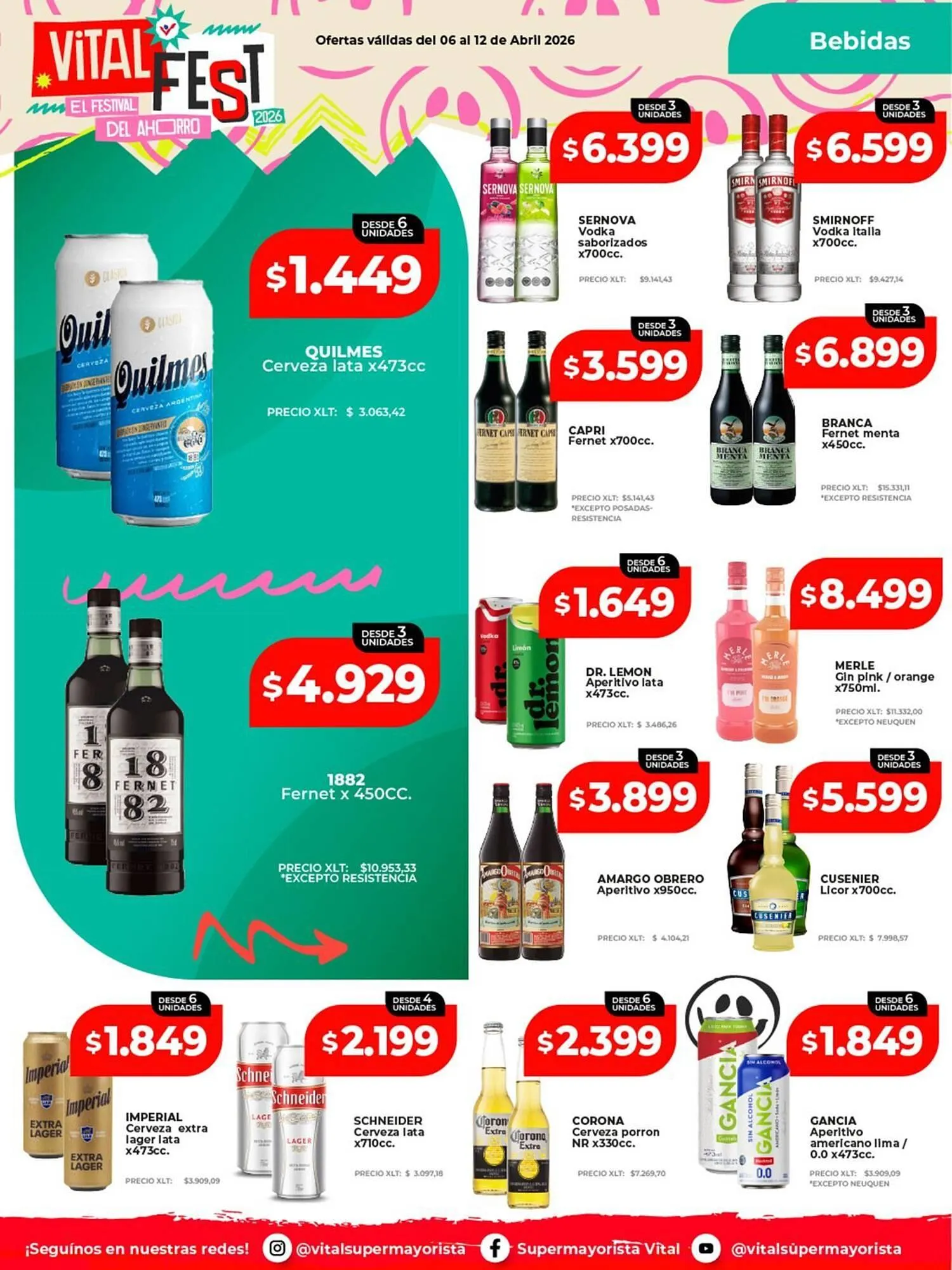 Ofertas de Catálogo Supermayorista Vital 6 de abril al 12 de abril 2026 - Página 21 del catálogo