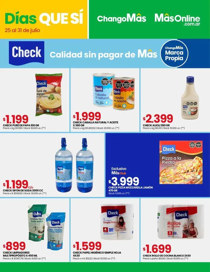Ofertas de Catálogo Changomas 25 de julio al 31 de julio 2024 - Página 8 del catálogo