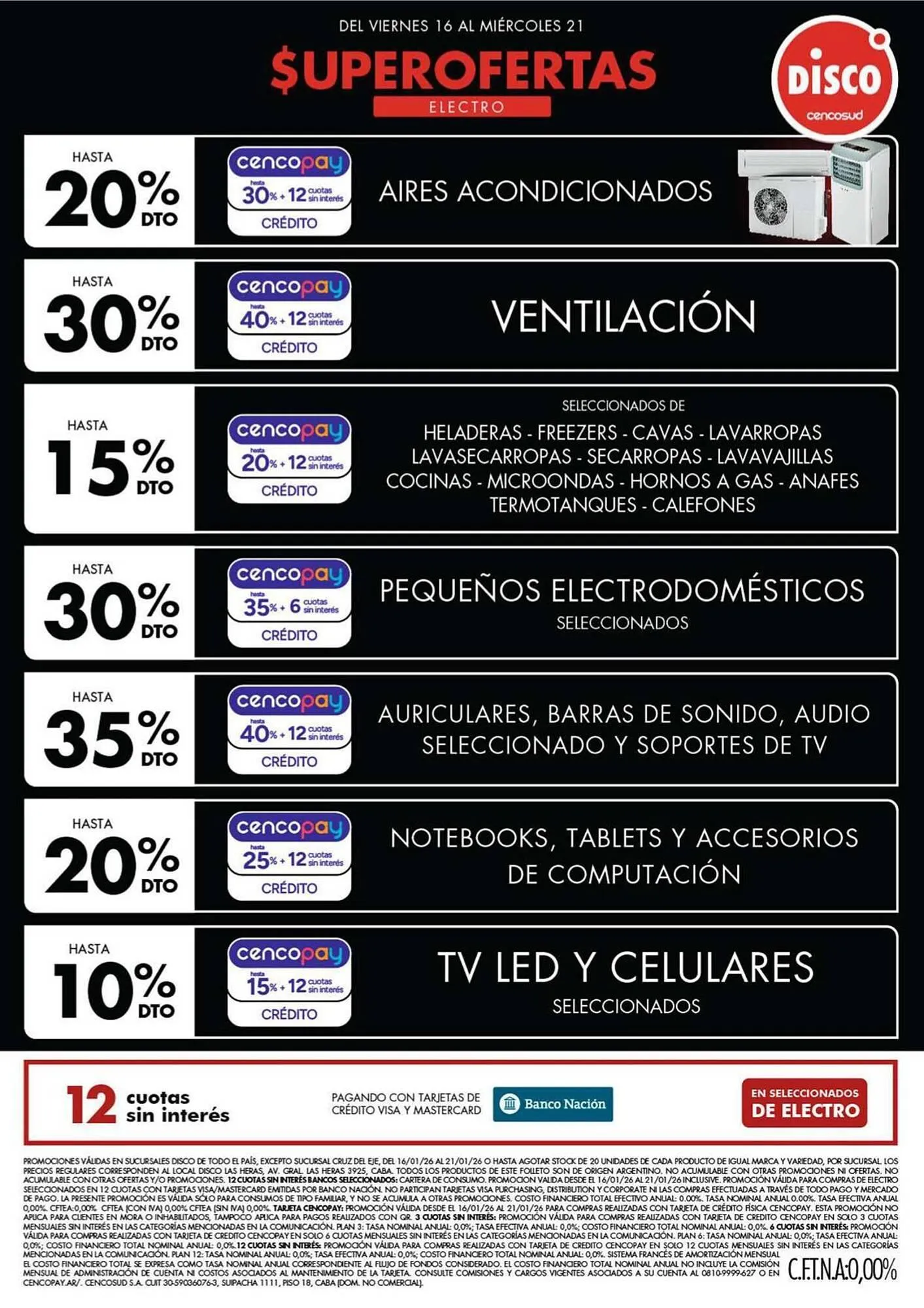 Ofertas de Folleto Disco 16 de enero al 21 de enero 2026 - Página 1 del catálogo