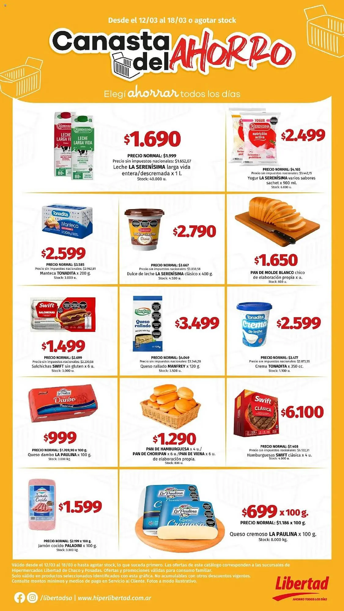 Ofertas de Catálogo Hipermercado Libertad 12 de marzo al 18 de marzo 2026 - Página 4 del catálogo