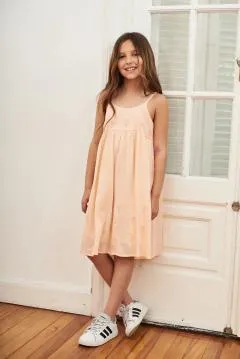 VESTIDO BAMBULA BORDADO CORAL 2x1