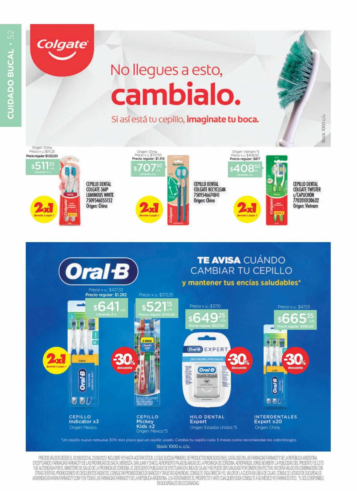 Ofertas de Catálogo Farmacity 1 de junio al 30 de septiembre 2023 - Página 52 del catálogo