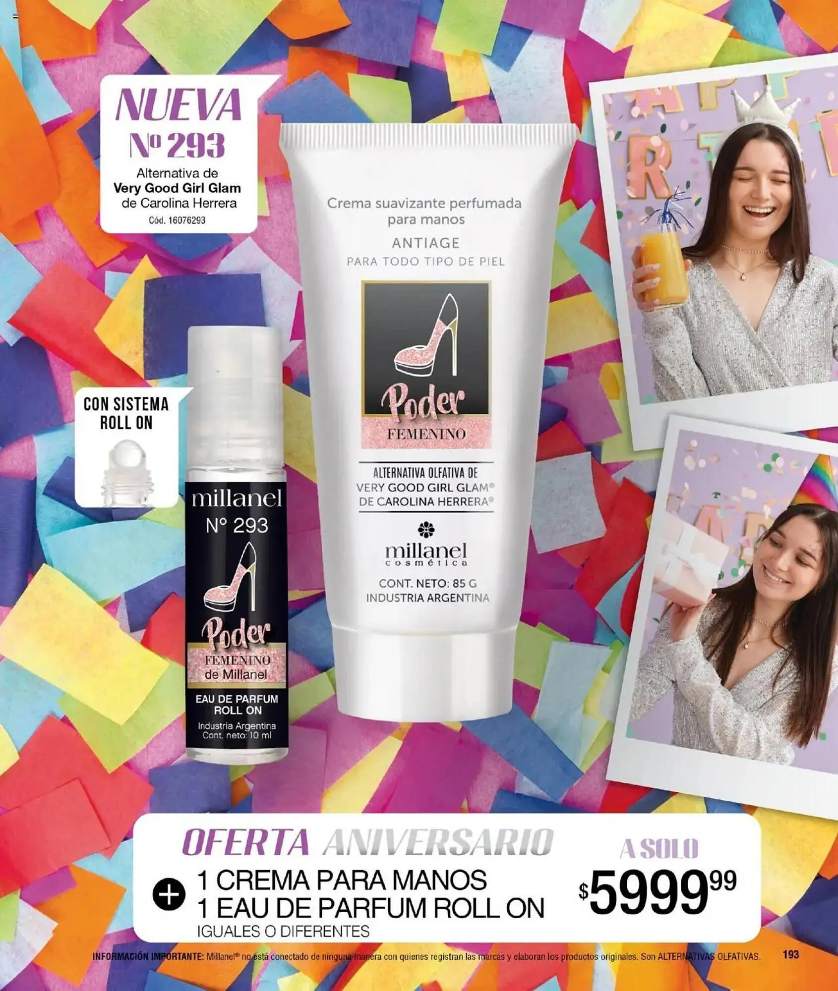 Ofertas de Catálogo Millanel Cosmética 31 de marzo al 27 de abril 2025 - Página 193 del catálogo