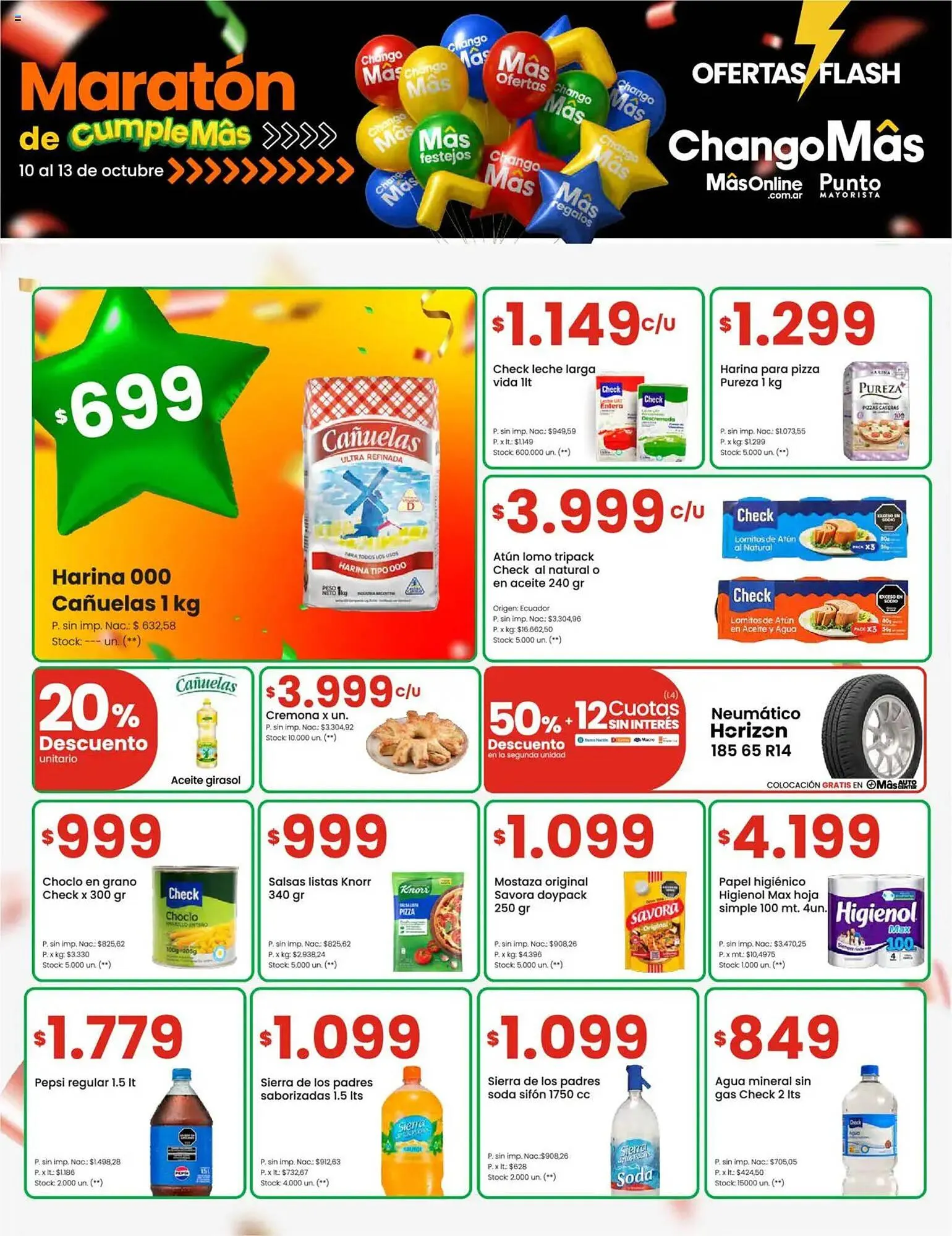 Ofertas de Catálogo Changomas 10 de octubre al 13 de octubre 2025 - Página 4 del catálogo