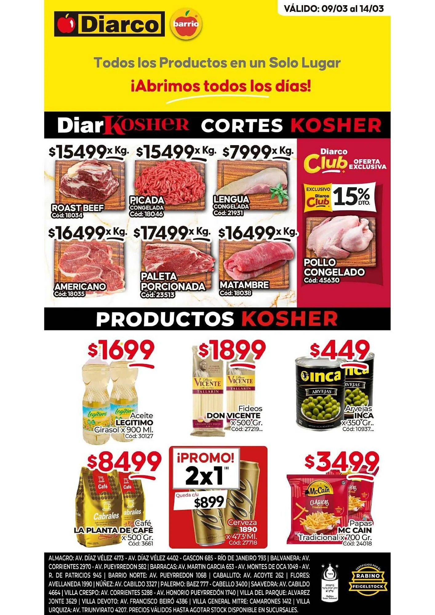 Ofertas de Catálogo Diarco 9 de marzo al 14 de marzo 2025 - Página 1 del catálogo