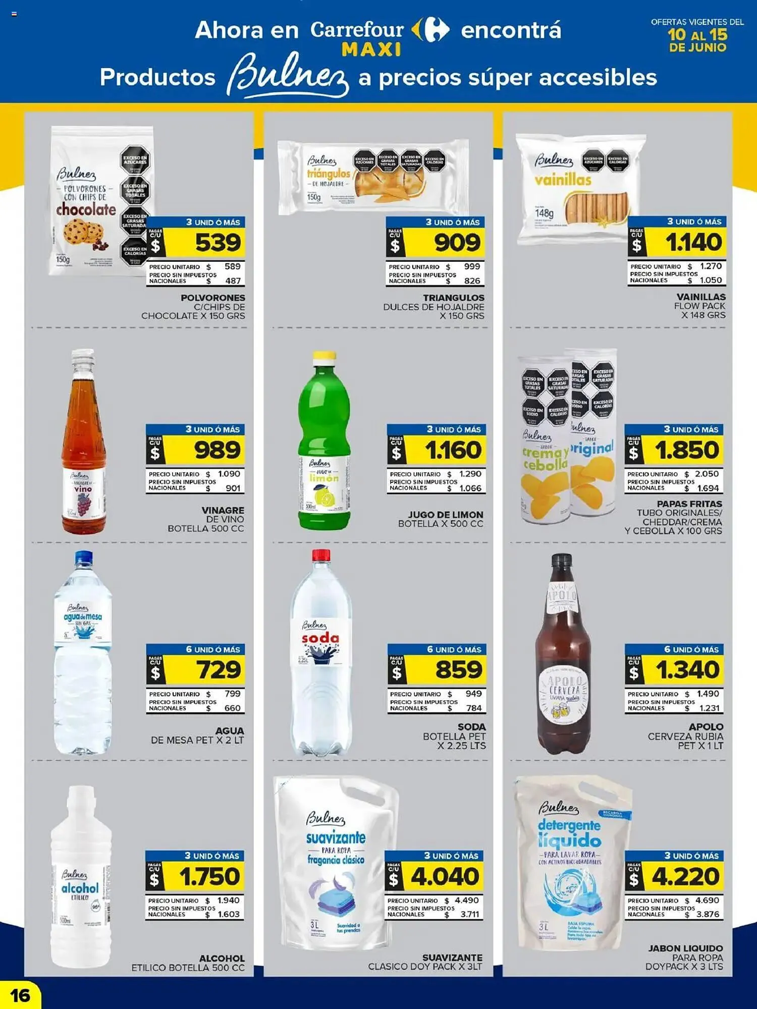 Ofertas de Catálogo Carrefour Maxi 10 de junio al 16 de junio 2025 - Página 15 del catálogo