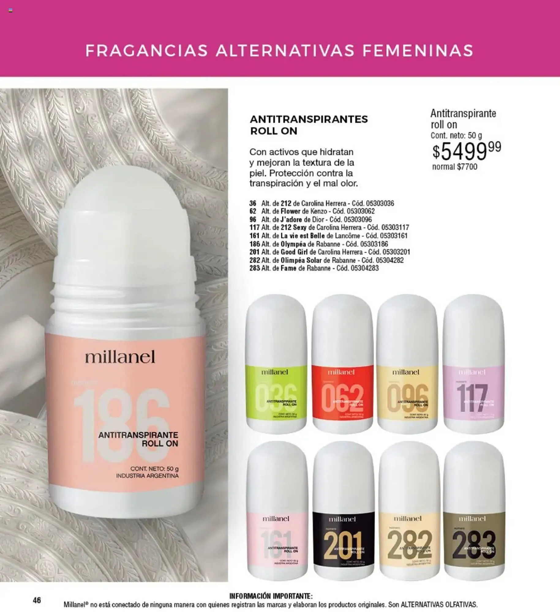 Ofertas de Catálogo Millanel Cosmética 28 de abril al 25 de mayo 2025 - Página 46 del catálogo