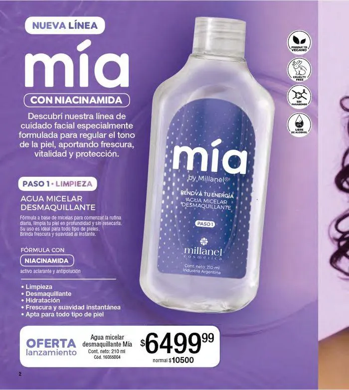 Ofertas de Catálogo Cosmeticos Millanel C8/24 5 de julio al 28 de julio 2024 - Página 2 del catálogo