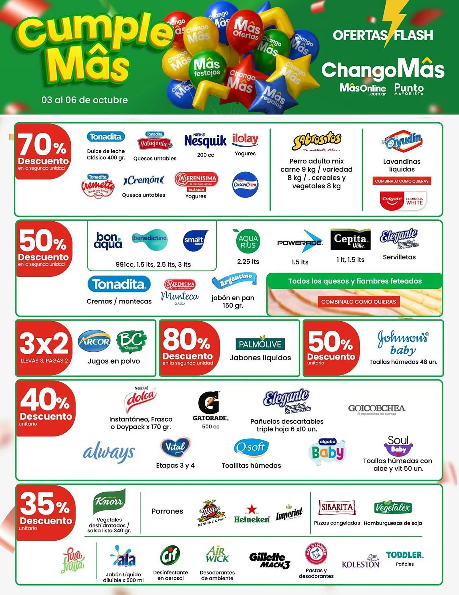 Ofertas de Catálogo Changomas 3 de octubre al 6 de octubre 2025 - Página 2 del catálogo