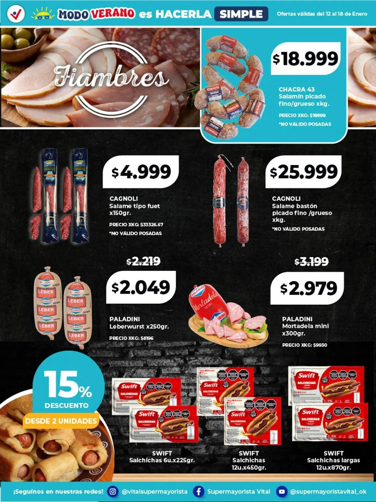 Ofertas de Catálogo Supermayorista Vital 12 de enero al 18 de enero 2026 - Página 7 del catálogo