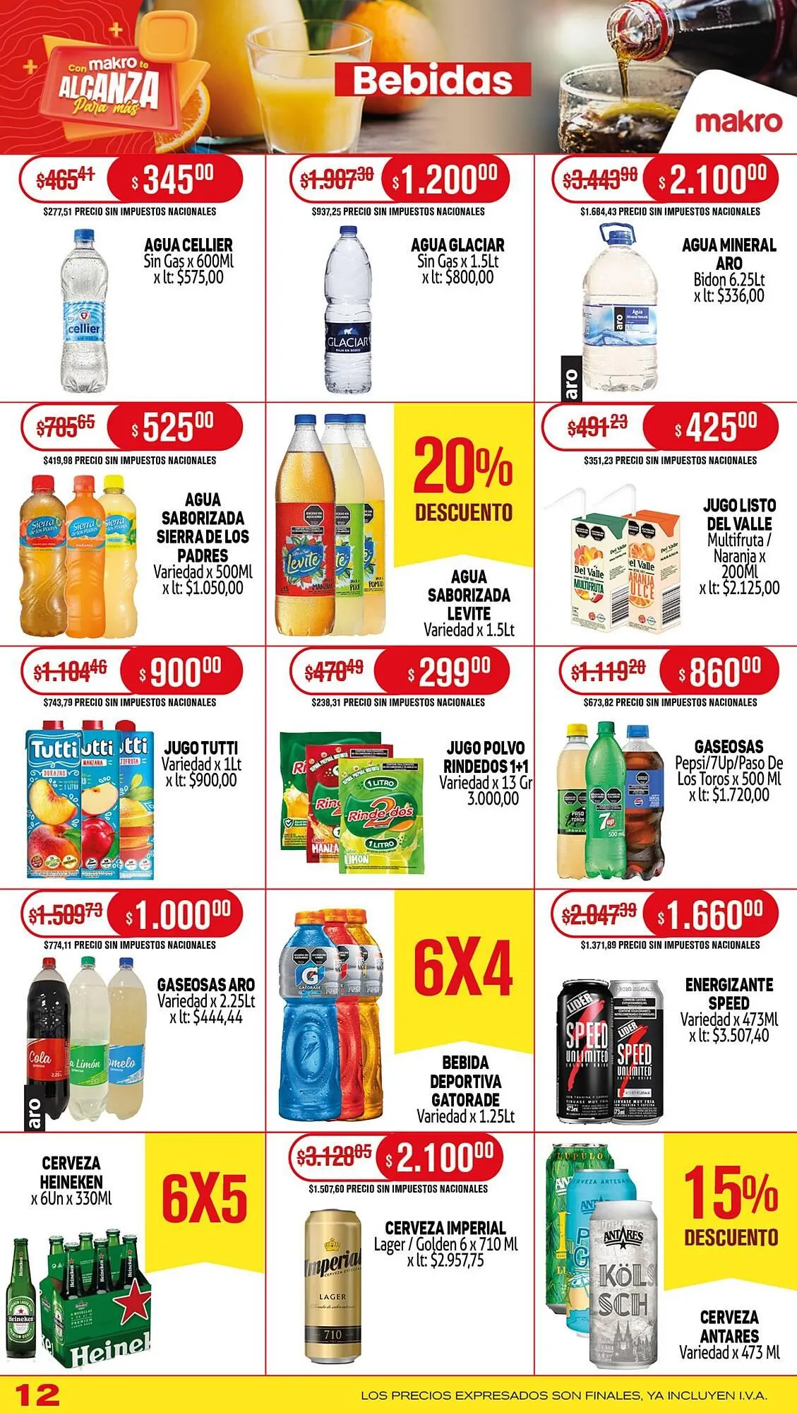 Ofertas de Catálogo Makro 24 de julio al 30 de julio 2025 - Página 12 del catálogo