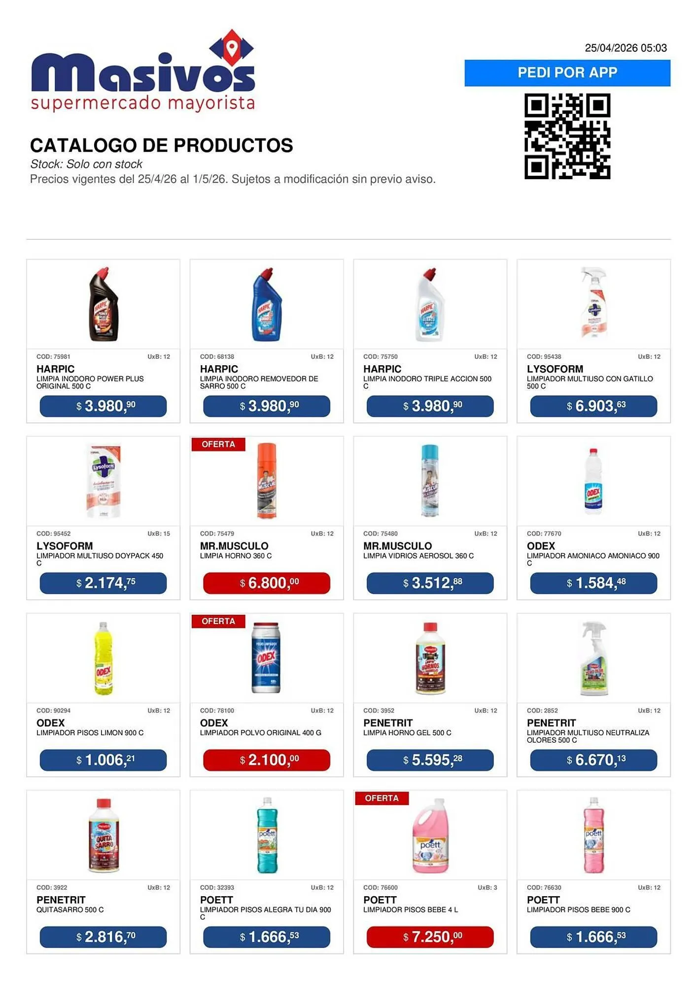 Ofertas de Catálogo Masivos 25 de abril al 1 de mayo 2026 - Página 87 del catálogo