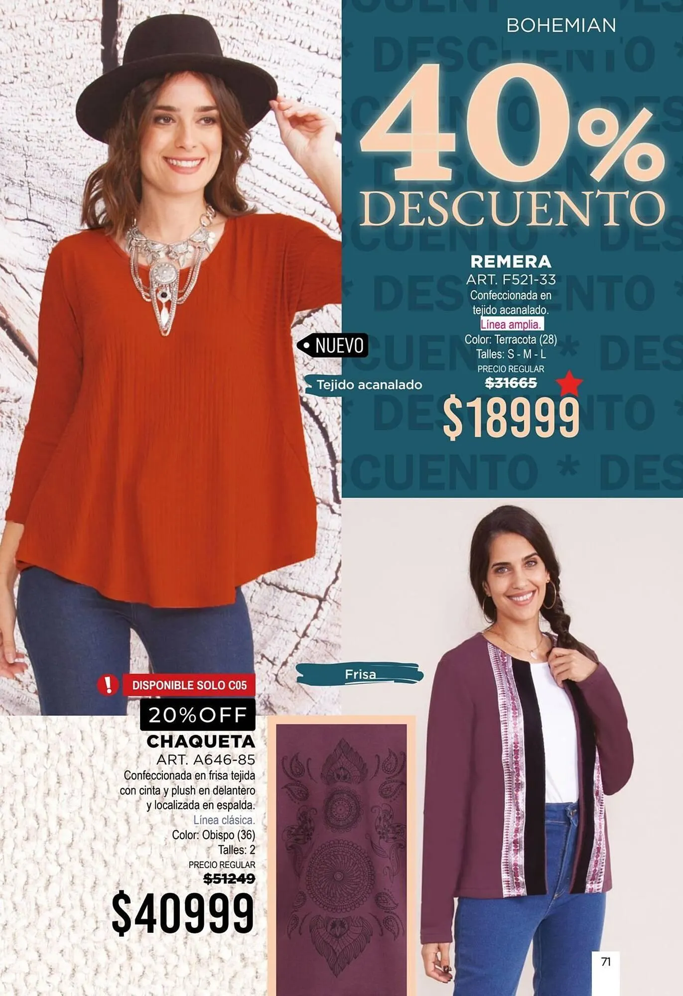 Ofertas de Catálogo Juana Bonita 12 de marzo al 31 de marzo 2025 - Página 71 del catálogo