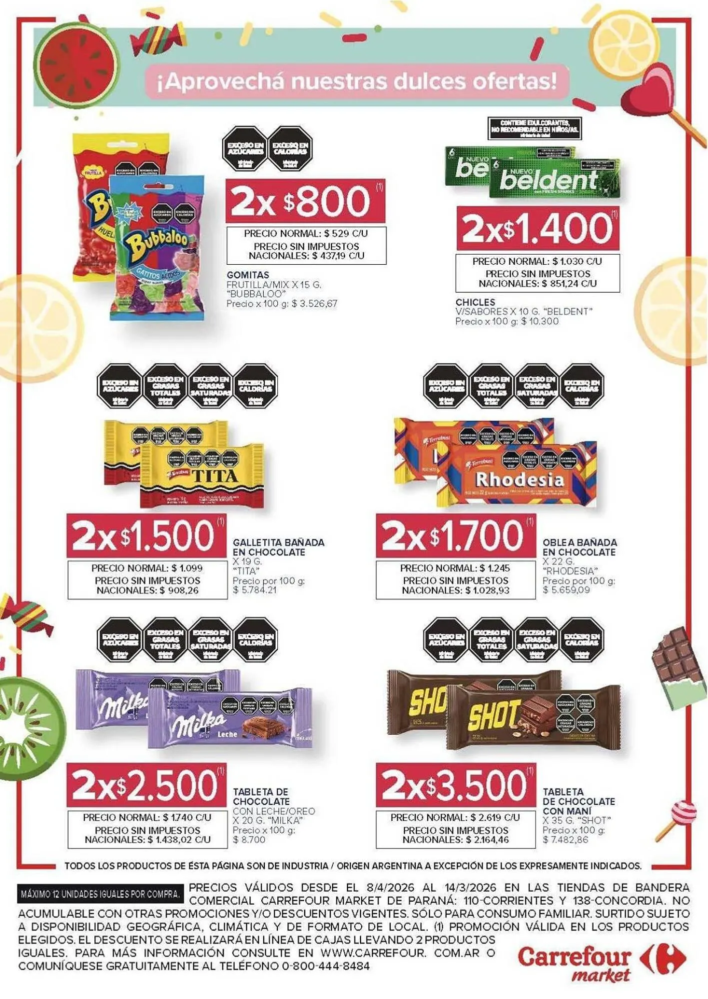 Ofertas de Folleto Carrefour Market 8 de abril al 14 de abril 2026 - Página 4 del catálogo