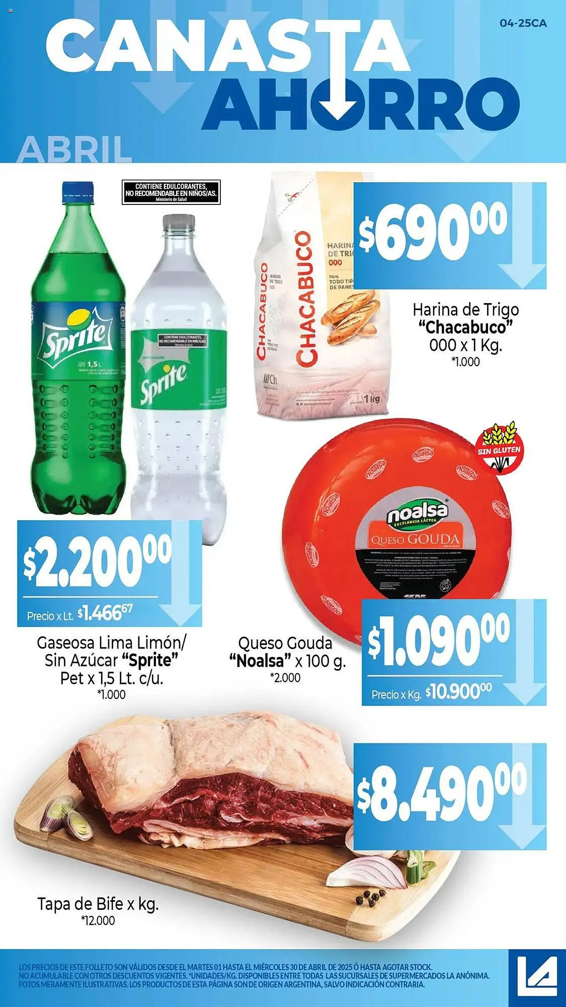 Ofertas de Catálogo La Anonima 1 de abril al 30 de abril 2025 - Página 1 del catálogo