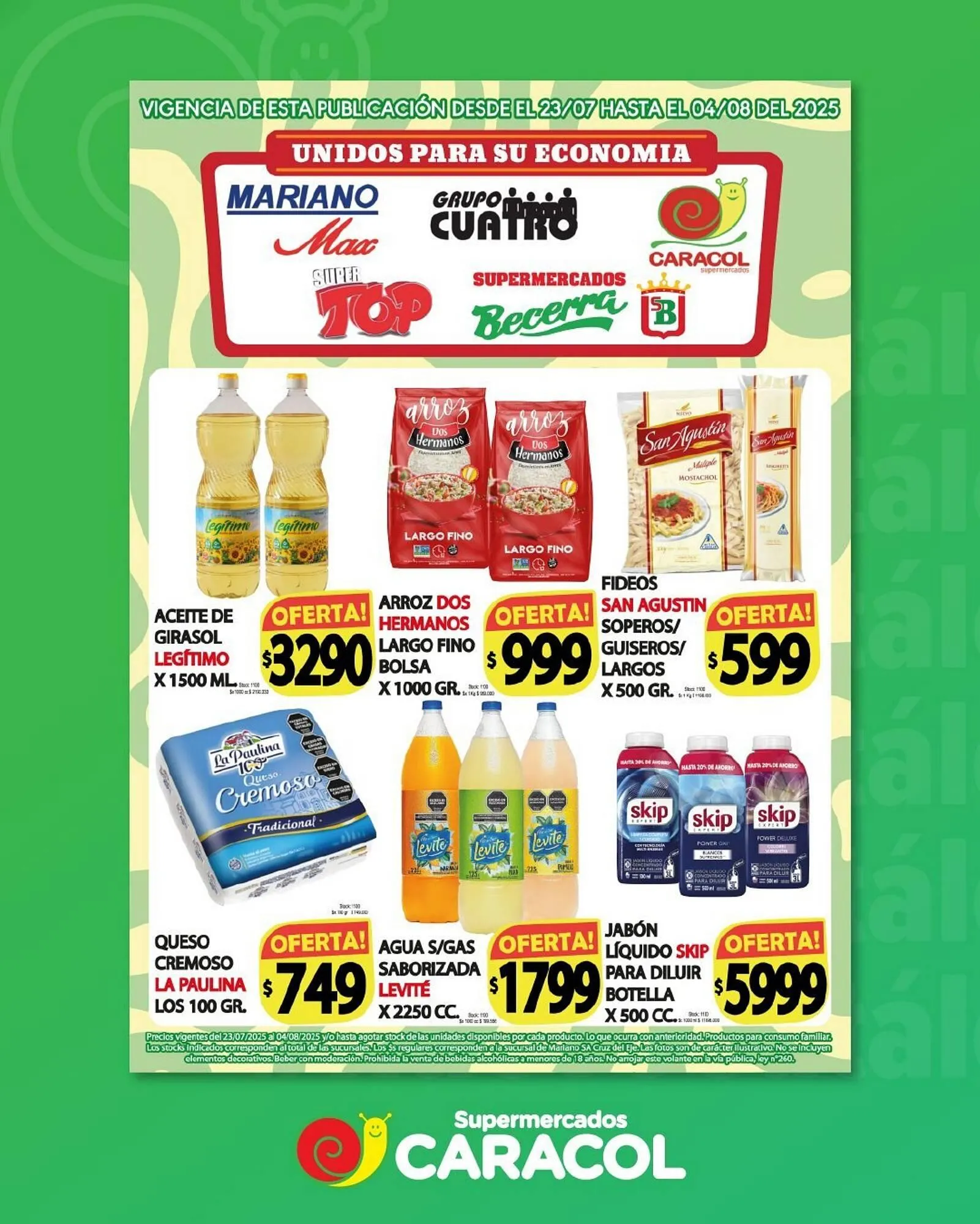 Ofertas de Catálogo Supermercados Caracol 23 de julio al 4 de agosto 2025 - Página 2 del catálogo