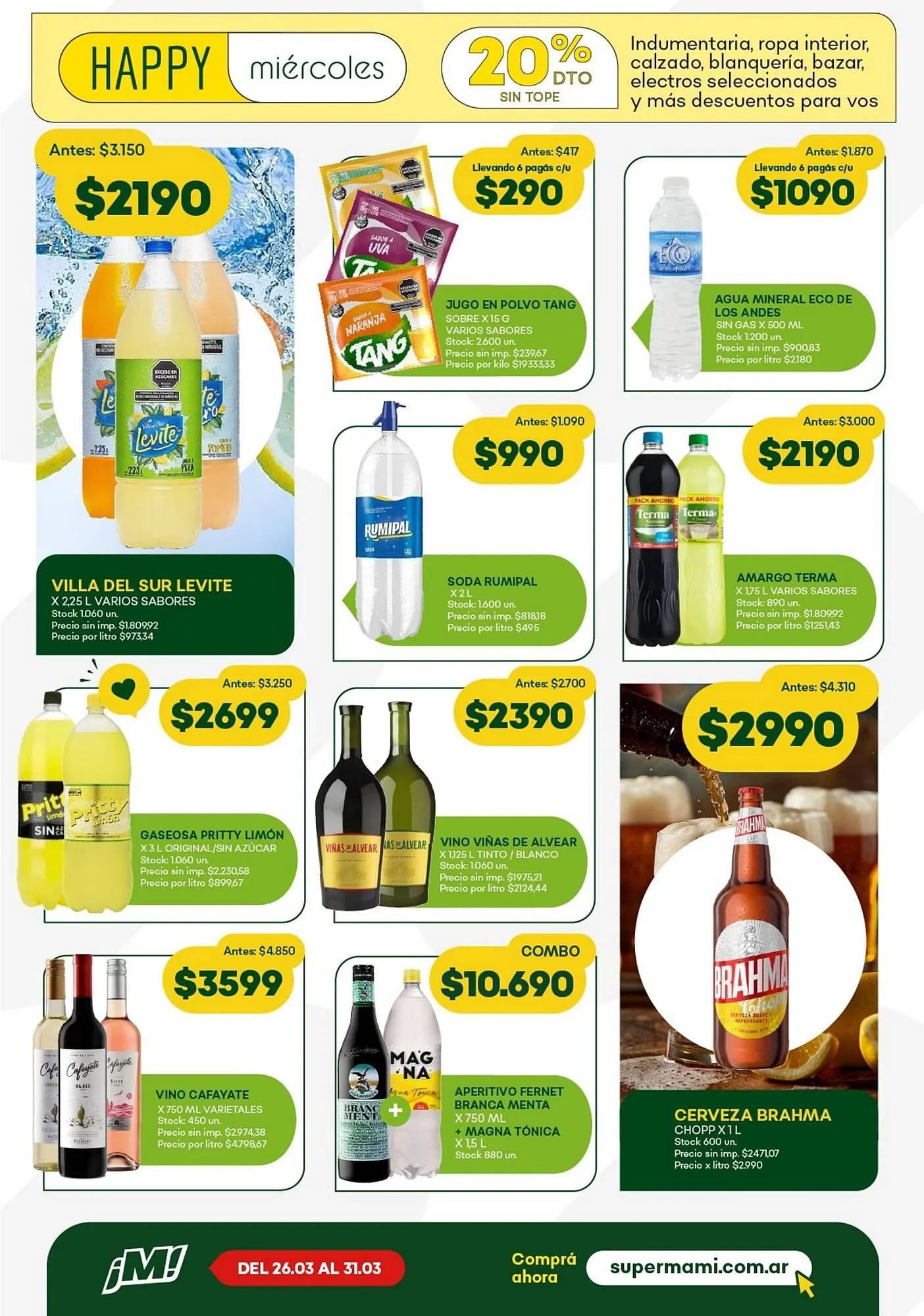 Ofertas de Catálogo Super MAMI 25 de marzo al 31 de marzo 2026 - Página 15 del catálogo