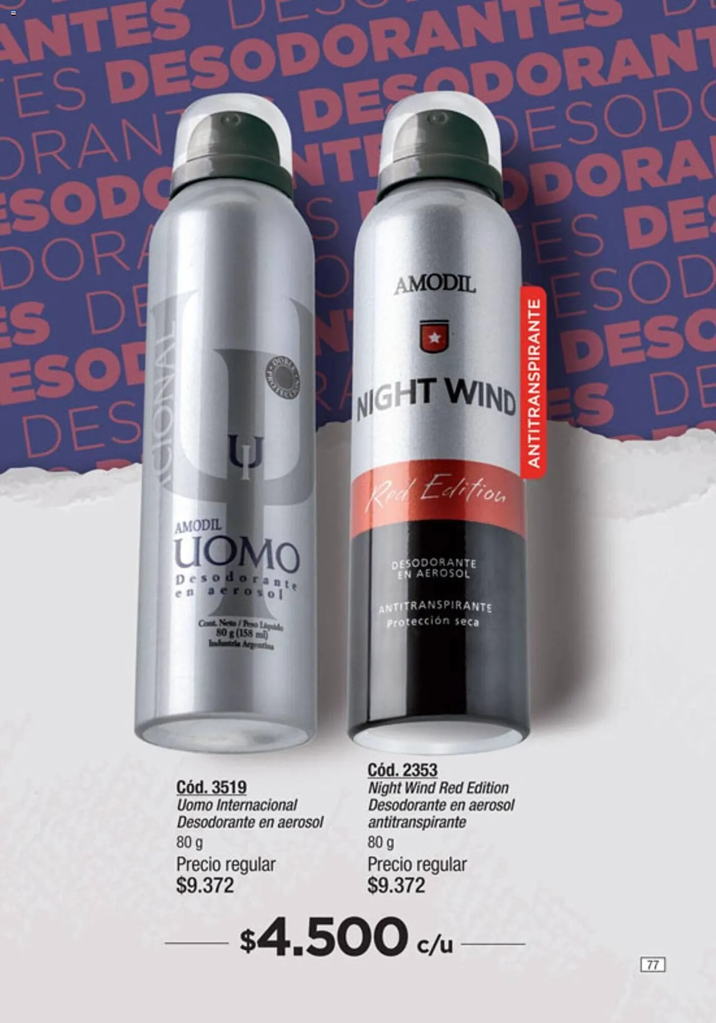 Ofertas de Catálogo Amodil 2 de octubre al 15 de octubre 2024 - Página 77 del catálogo
