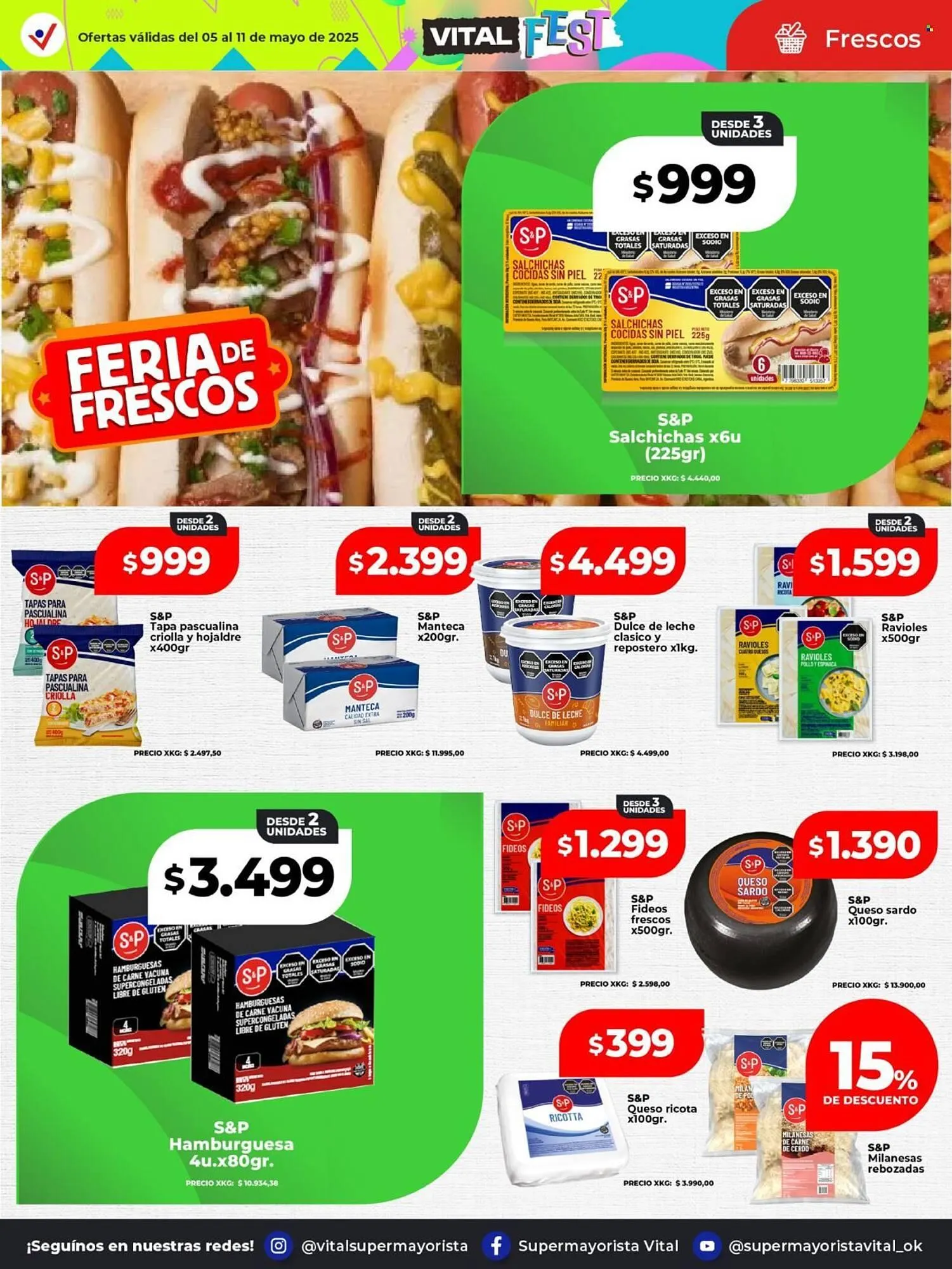 Ofertas de Catálogo Supermayorista Vital 5 de mayo al 13 de mayo 2025 - Página 27 del catálogo