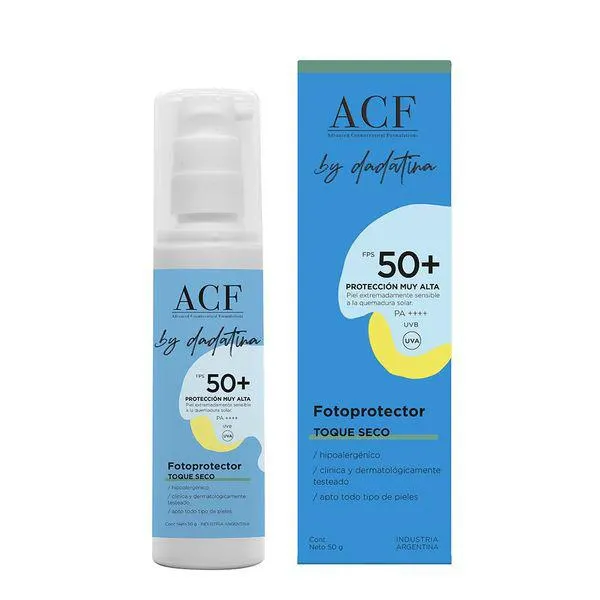 Protector Solar Dermaglós Facial FPS50 Tono Claro Crema x 50 g