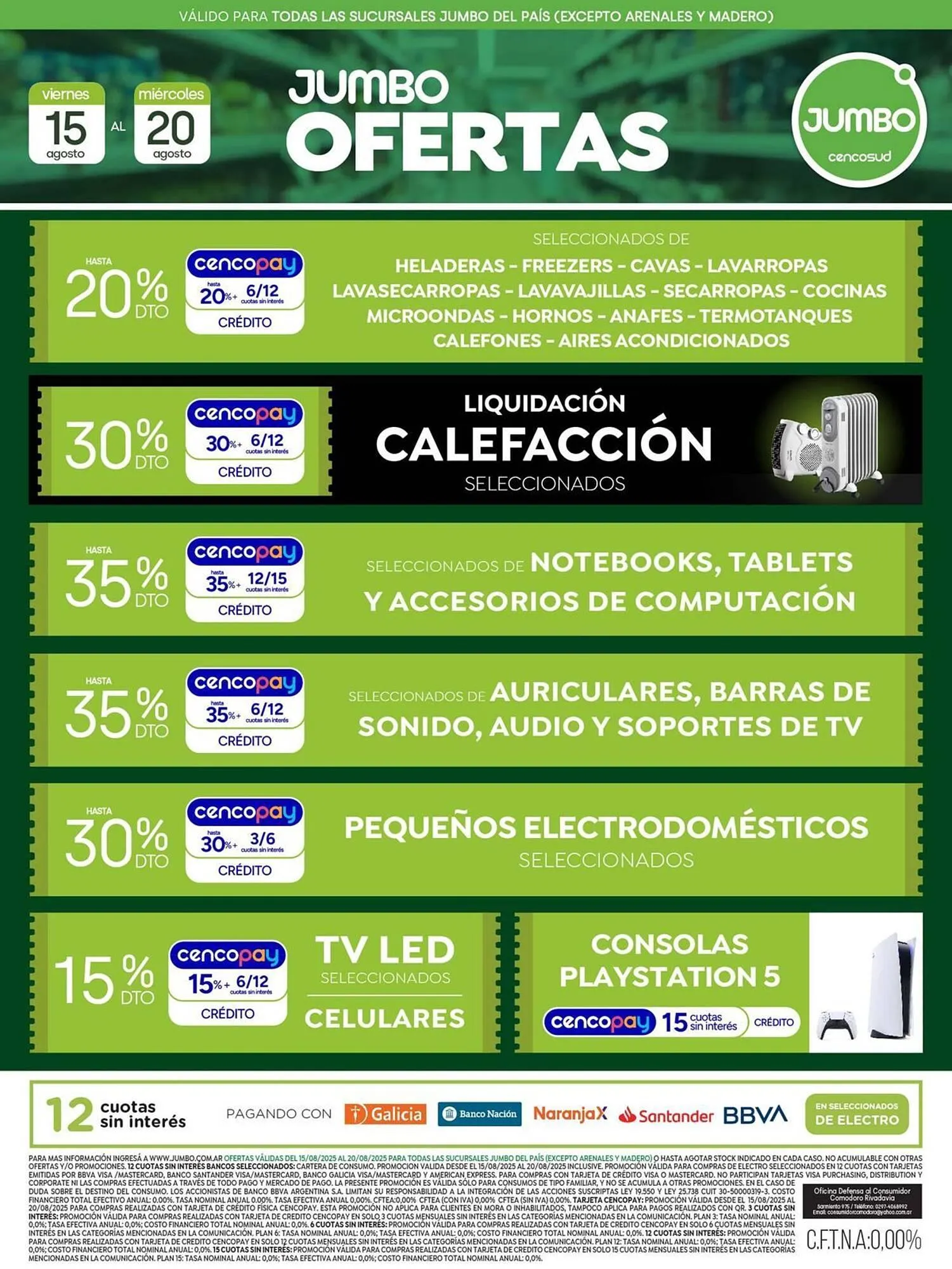 Ofertas de Catálogo Jumbo 16 de agosto al 20 de agosto 2025 - Página 1 del catálogo