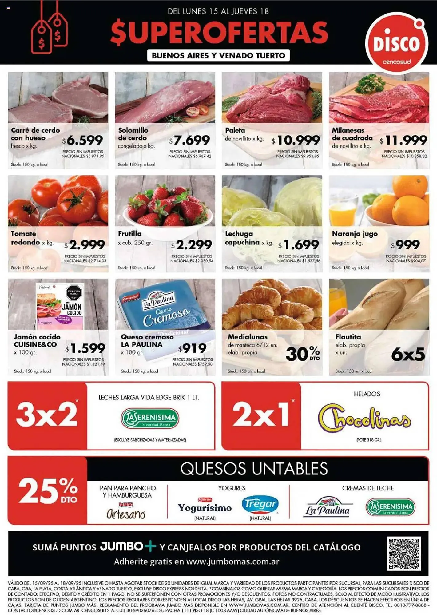 Ofertas de Folleto Disco 15 de septiembre al 18 de septiembre 2025 - Página 1 del catálogo